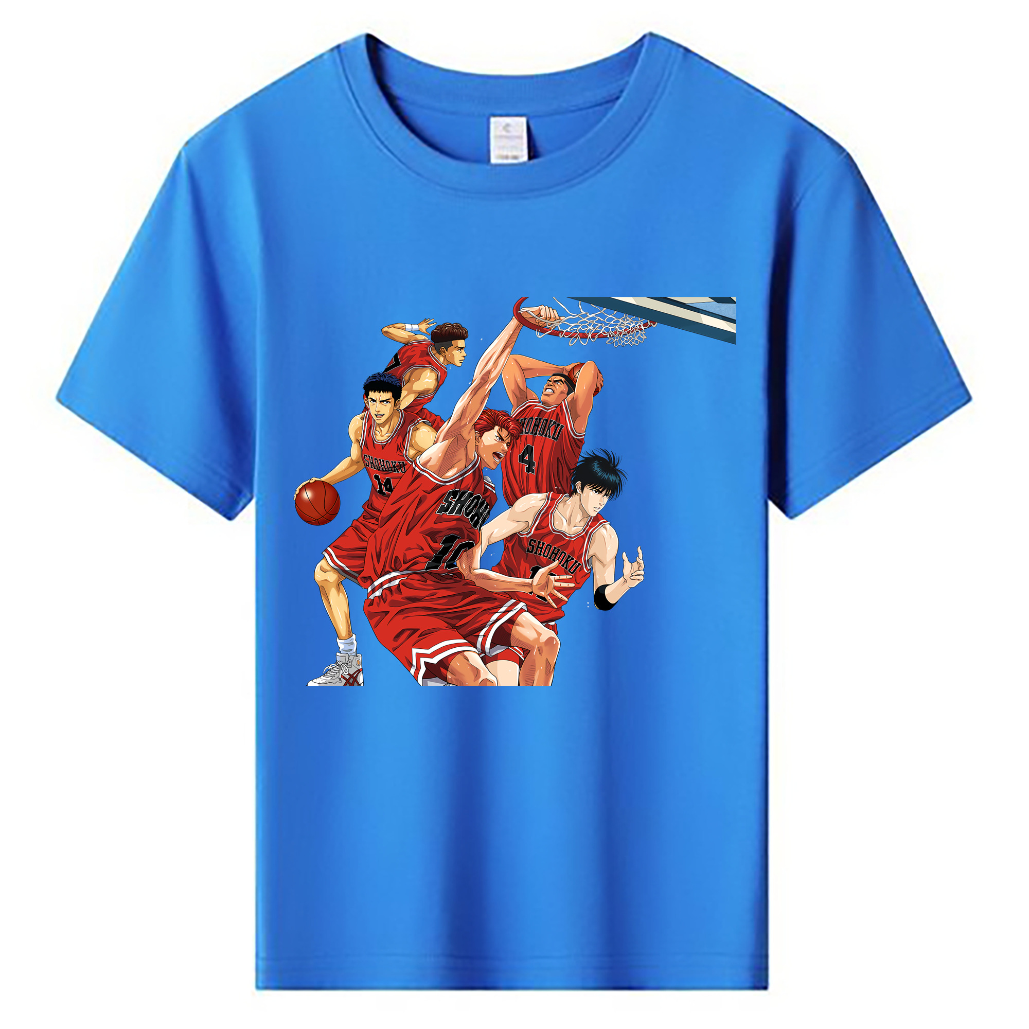 （画像用） SLAM DUNK／スラムダンク 綿100％キッズTシャツ（フロントプリント）